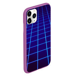 Чехол iPhone 11 Pro матовый NEON 3D WORLD, цвет: 3D-фиолетовый — фото 2