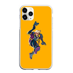 Чехол iPhone 11 Pro матовый Падающий Зейн, цвет: 3D-белый