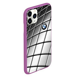 Чехол iPhone 11 Pro матовый BMW pattern 2022, цвет: 3D-фиолетовый — фото 2