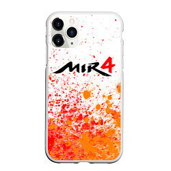 Чехол iPhone 11 Pro матовый MIR4 - Арт, цвет: 3D-белый
