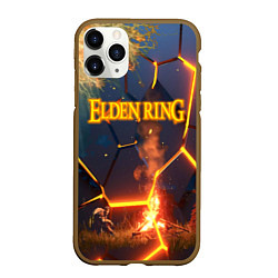 Чехол iPhone 11 Pro матовый ELDEN RING RPG, цвет: 3D-коричневый