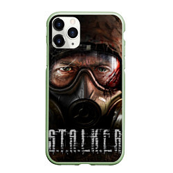 Чехол iPhone 11 Pro матовый Stalker Zonе, цвет: 3D-салатовый