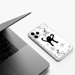 Чехол iPhone 11 Pro матовый ЪУЪ СЪУКА мемы, цвет: 3D-белый — фото 2