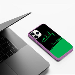 Чехол iPhone 11 Pro матовый Билли айлиш billie eilish, цвет: 3D-фиолетовый — фото 2