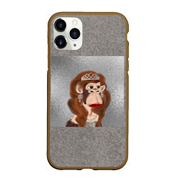 Чехол iPhone 11 Pro матовый Wanna Be Bored Ape