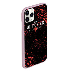 Чехол iPhone 11 Pro матовый Дикая охота ведьмак, цвет: 3D-розовый — фото 2