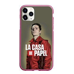 Чехол iPhone 11 Pro матовый БУМАЖНЫЙ ДОМ БЕРЛИН - LA CASA DE PAPEL