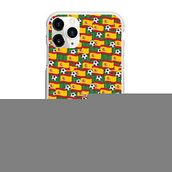 Чехол iPhone 11 Pro матовый Испания футбол, цвет: 3D-белый