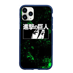 Чехол iPhone 11 Pro матовый MIKASA ACKERMAN АТАКА ТИТАНОВ 4 СЕЗОН, цвет: 3D-тёмно-синий