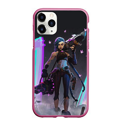 Чехол iPhone 11 Pro матовый ARCANE JINX League Of Legends