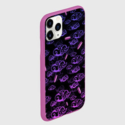 Чехол iPhone 11 Pro матовый ARCANE League Of Legends ТАТУИРОВКА JINX, цвет: 3D-фиолетовый — фото 2