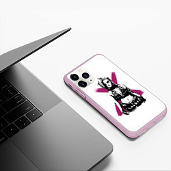 Чехол iPhone 11 Pro матовый Arcane League Of Legends - Джинкс, цвет: 3D-розовый — фото 2
