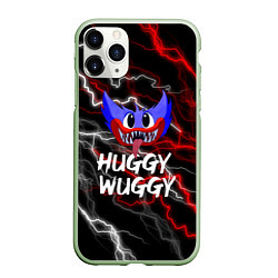 Чехол iPhone 11 Pro матовый Huggy Wuggy - Молния с грозой