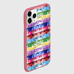 Чехол iPhone 11 Pro матовый Баскетбол Куроко Манга Аниме, Глаза, цвет: 3D-малиновый — фото 2