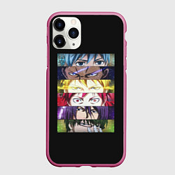 Чехол iPhone 11 Pro матовый Kuroko No Basket, цвет: 3D-малиновый