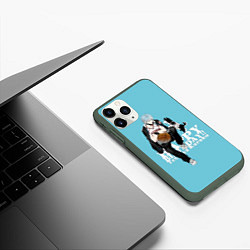 Чехол iPhone 11 Pro матовый Kuroko Tetsuya, цвет: 3D-темно-зеленый — фото 2