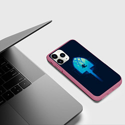 Чехол iPhone 11 Pro матовый Shovel Knight, цвет: 3D-малиновый — фото 2