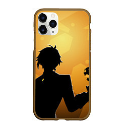 Чехол iPhone 11 Pro матовый ДЖУН ЛИ АРХОНТ ЛИ ЮЭ, цвет: 3D-коричневый