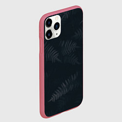 Чехол iPhone 11 Pro матовый Влажный Папоротник, цвет: 3D-малиновый — фото 2