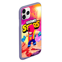 Чехол iPhone 11 Pro матовый GROM BRAWL STARS FANTASY, цвет: 3D-серый — фото 2