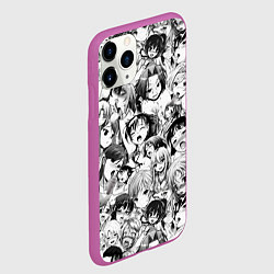 Чехол iPhone 11 Pro матовый АХЕГАО - AHEGAO, цвет: 3D-фиолетовый — фото 2