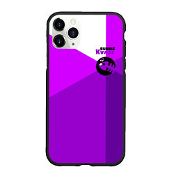 Чехол iPhone 11 Pro матовый Bubble Kvass fish emblem, цвет: 3D-черный