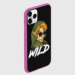 Чехол iPhone 11 Pro матовый Дикий Линк, цвет: 3D-фиолетовый — фото 2