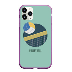 Чехол iPhone 11 Pro матовый Volleyball Спорт