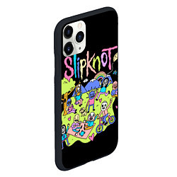 Чехол iPhone 11 Pro матовый Slipknot cuties, цвет: 3D-черный — фото 2