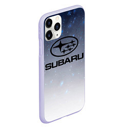 Чехол iPhone 11 Pro матовый SUBARU авто, супер, цвет: 3D-светло-сиреневый — фото 2