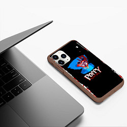 Чехол iPhone 11 Pro матовый POPPY PLAYTIME ХАГГИ ВАГГИ ПОППИ ПЛЕЙТАЙМ, цвет: 3D-коричневый — фото 2