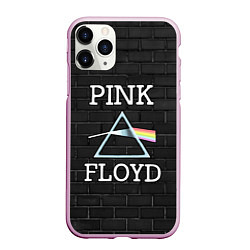 Чехол iPhone 11 Pro матовый PINK FLOYD LOGO - ПИНК ФЛОЙД ЛОГОТИП