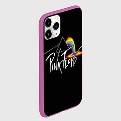 Чехол iPhone 11 Pro матовый PINK FLOYD - ПИНК ФЛОЙД ЛУЖА, цвет: 3D-фиолетовый — фото 2