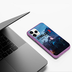 Чехол iPhone 11 Pro матовый Dying Light: Stay Human, цвет: 3D-фиолетовый — фото 2