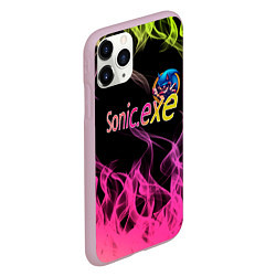Чехол iPhone 11 Pro матовый Sonic Exe Супер бомба, цвет: 3D-розовый — фото 2