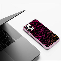 Чехол iPhone 11 Pro матовый Sonic Exe Игра, цвет: 3D-розовый — фото 2