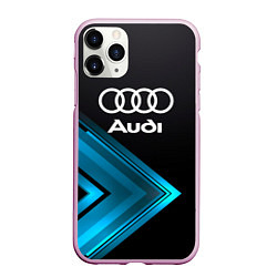 Чехол iPhone 11 Pro матовый Audi Sport, цвет: 3D-розовый