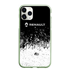 Чехол iPhone 11 Pro матовый Renault - Модель авто, цвет: 3D-салатовый