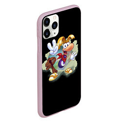 Чехол iPhone 11 Pro матовый РАЙМАН - RAYMAN LEGENDS, цвет: 3D-розовый — фото 2