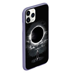 Чехол iPhone 11 Pro матовый Затмение Eclipse, цвет: 3D-серый — фото 2