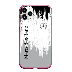 Чехол iPhone 11 Pro матовый Mercedes-Benz - Текстура