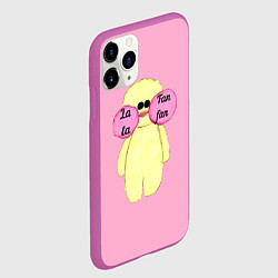 Чехол iPhone 11 Pro матовый Лалафан, цвет: 3D-фиолетовый — фото 2