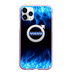 Чехол iPhone 11 Pro матовый Volvo - Огонь