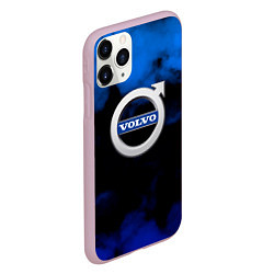 Чехол iPhone 11 Pro матовый Volvo: Облака, цвет: 3D-розовый — фото 2