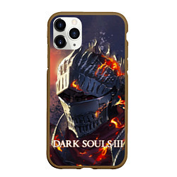 Чехол iPhone 11 Pro матовый DARK SOULS III Рыцарь Солнца Дарк Соулс, цвет: 3D-коричневый