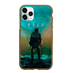 Чехол iPhone 11 Pro матовый PREY ЗЕМЛЯ, цвет: 3D-коричневый