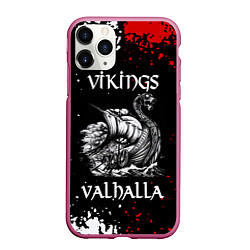 Чехол iPhone 11 Pro матовый Викинги: Вальхалла Vikings: Valhalla, цвет: 3D-малиновый