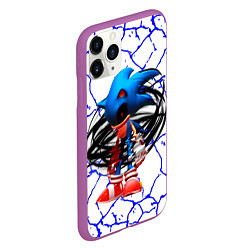 Чехол iPhone 11 Pro матовый СОНИК EXE ТЕМНЫЙ СОНИК, цвет: 3D-фиолетовый — фото 2
