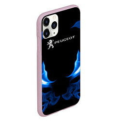 Чехол iPhone 11 Pro матовый Peugeot Fire, цвет: 3D-розовый — фото 2
