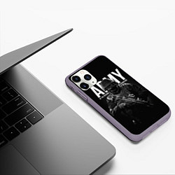 Чехол iPhone 11 Pro матовый ARMY RF, цвет: 3D-серый — фото 2